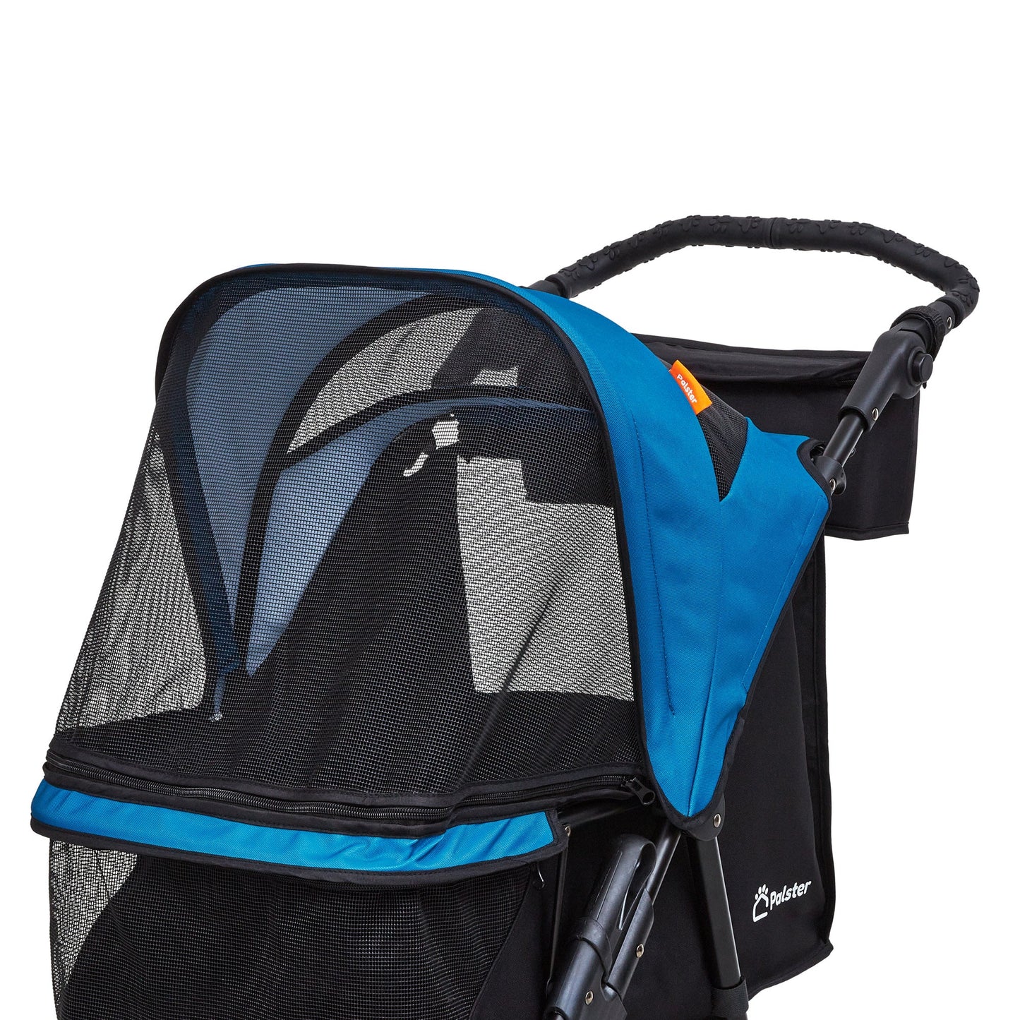 Palster Explorer All Terrain Dog Stroller – Durable Pet Pushchair Black & Harbour Blue